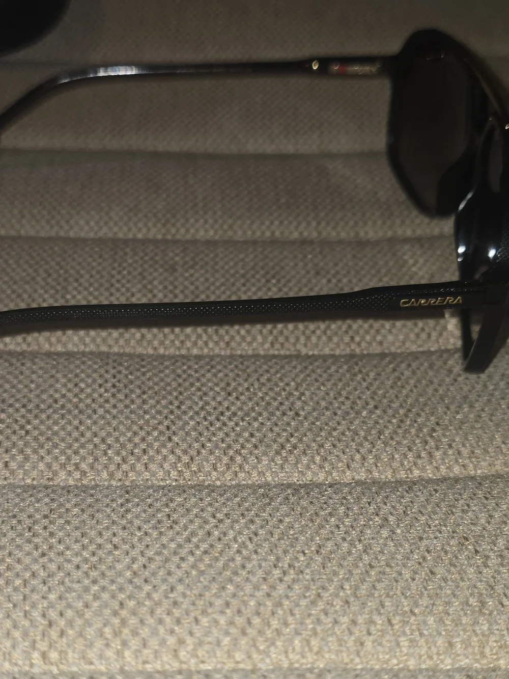 NWOT Carrera Victory C 01/S Unisex Square Aviator Sunglasses Black Case & Cloth